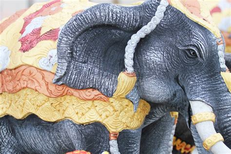 Elephant Statue Next