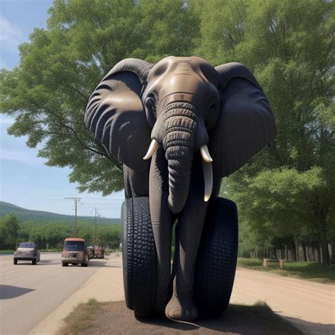 Elephant Statue Road