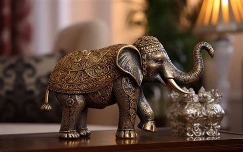 Elephant Statues Room Decor