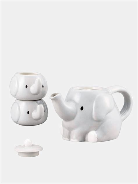 Elephant Tea Cup Set