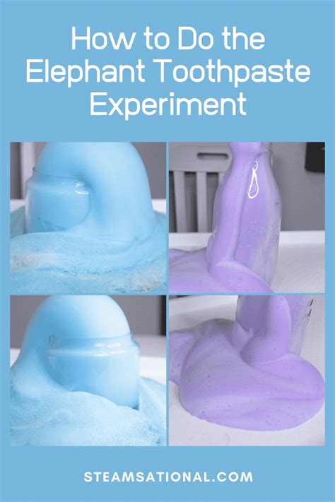 Elephant Toothpaste Experiment With Yeast