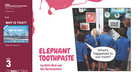 Elephant Toothpaste Google Slides