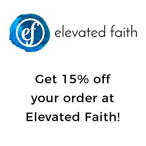 elevated faith promo code