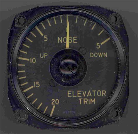 Elevator Trim Gauge