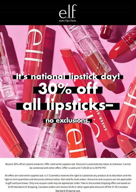 e.l.f. Cosmetics Canada Coupon Code Get a FREE Party Perfect Mystery