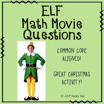 Elf Movie Questions Answer Key Math