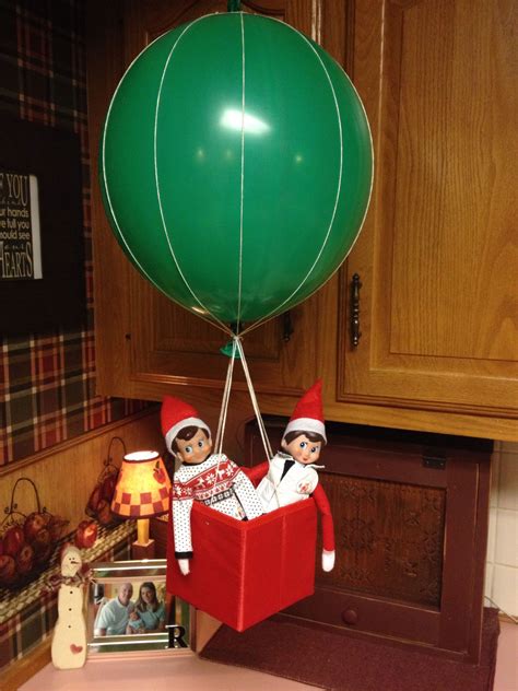 Elf On the Shelf Hot Air Balloon Elf on the shelf