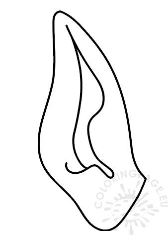 Elf Ears Coloring Pages