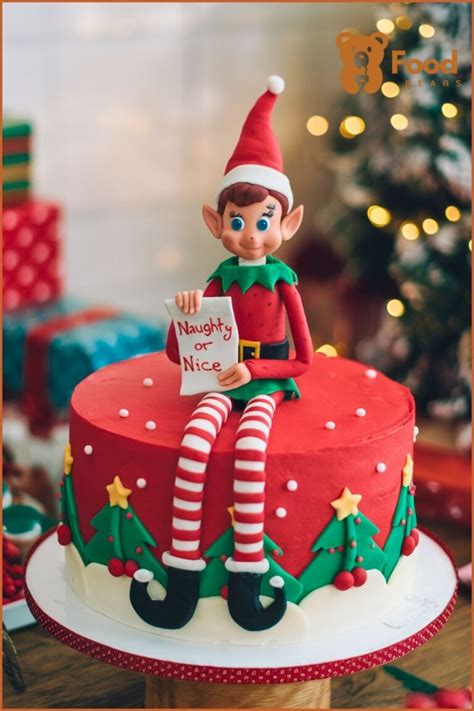 Elf On Shelf Cake