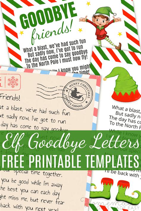 Elf On The Shelf Decoder Printable Goodbye