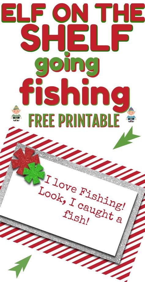 Elf On The Shelf Fishing Note