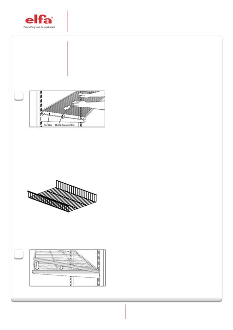 Elfa Shelving Manual