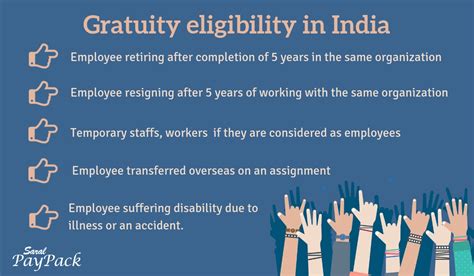 eligibility criteria for gratuity in india