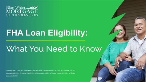 eligibility for fha mortgage