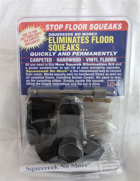 eliminate floor squeaks