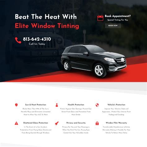 elite window tinting installation