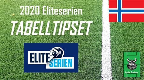 eliteserien 2020 tabelltips