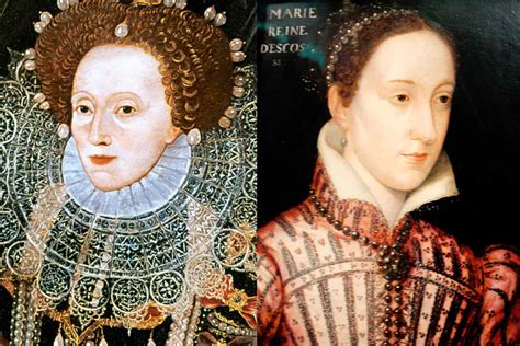 elizabeth 1 and mary queen of scots relation