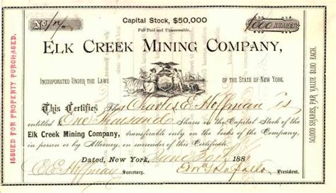 elk creek mining company