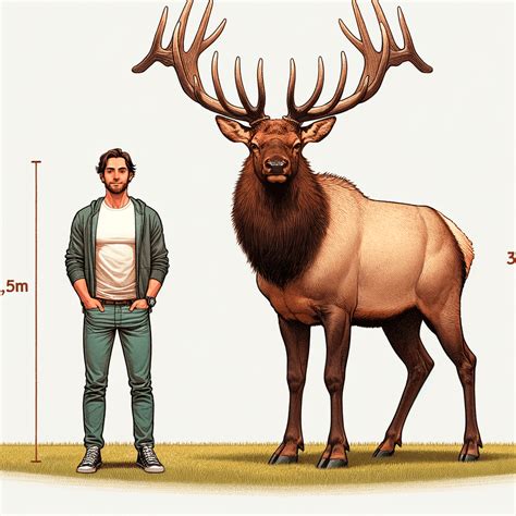 elk vs human size