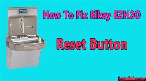 How To Replace Elkay EzH2O Filter And Reset Filter Light