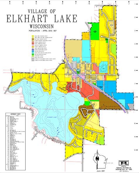 Elkhart Zoning Map