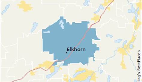 Elkhorn Wisconsin Zip Code Milwaukee Map