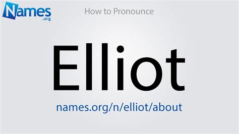 elliot pronunciation in english