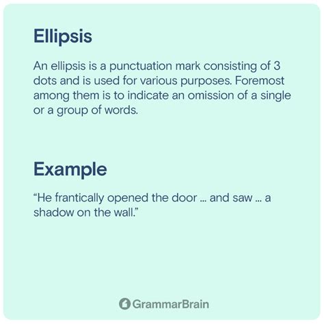 ellipsis meaning and examples