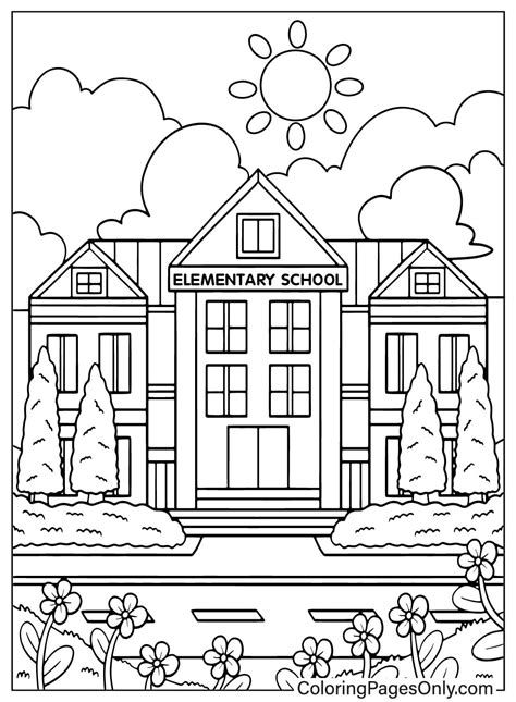 Ellsworth Elementary School Coloring Pages
