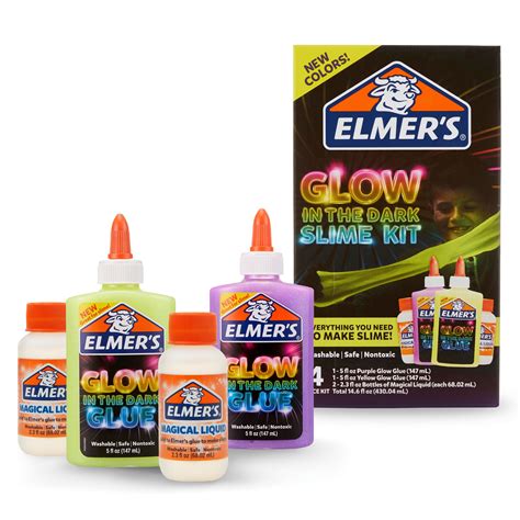 elmer's glue glow in the dark slime kit