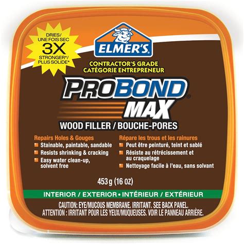 elmer's probond max wood filler instructions