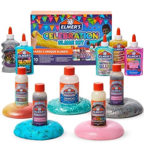 elmer's slime celebration kit