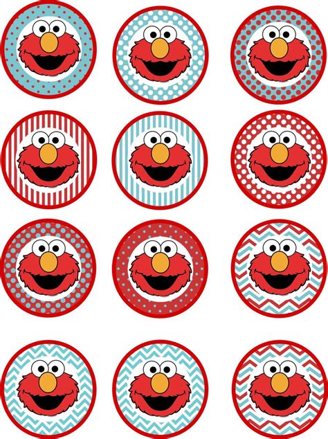 Kara's Party Ideas Red and Turquoise Elmo Party Sesame Street Party