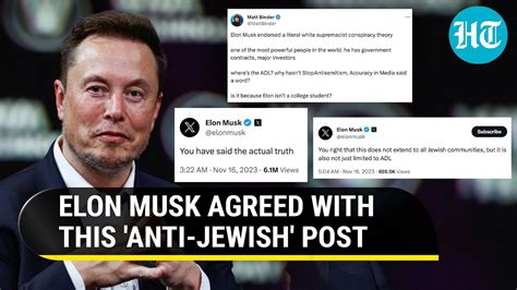 elon musk comments on jewish people