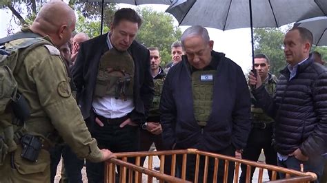 elon musk tours israel