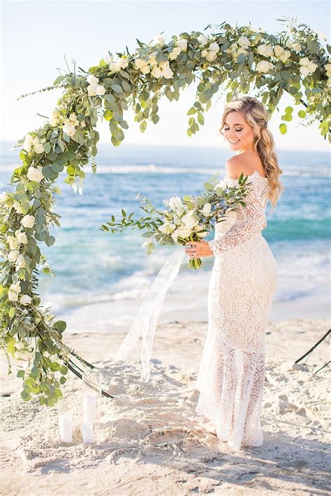 elope beach wedding dress