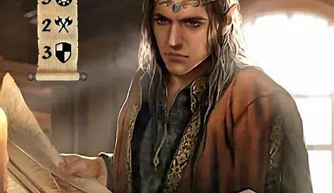 Alt Art Heroes Elrond (Lore) by Magali Villeneuve lotrlcg
