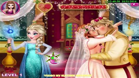 elsa and anna wedding games