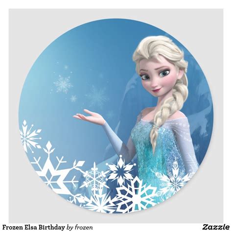 Elsa Circle Stickers
