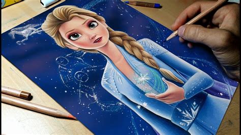 Elsa Frozen 2 Drawing