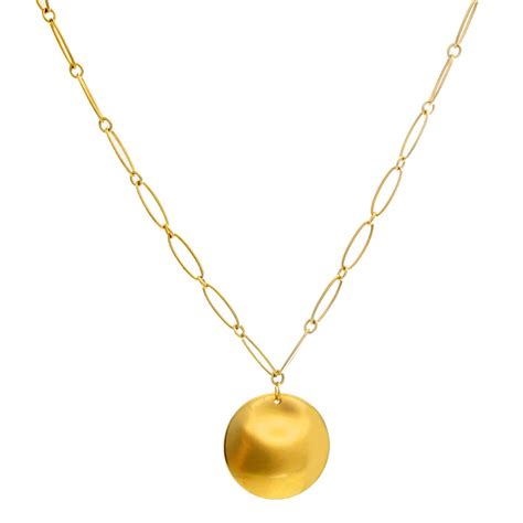 home.furnitureanddecorny.com:elsa peretti round pendant gold