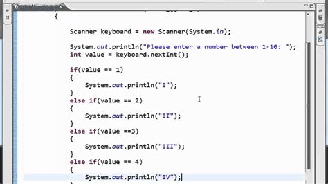 ifelse Statement in Java YouTube