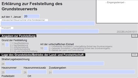 Elster Grundsteuer Formular Download Hessen