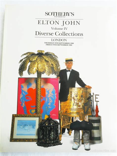 elton john auction catalogues