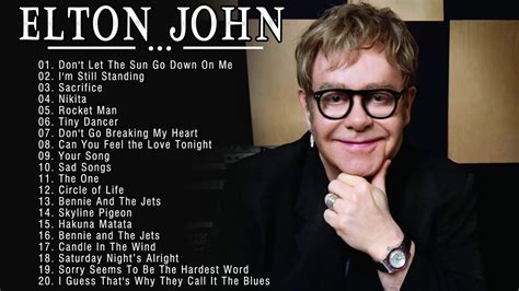 elton john songs list full by year