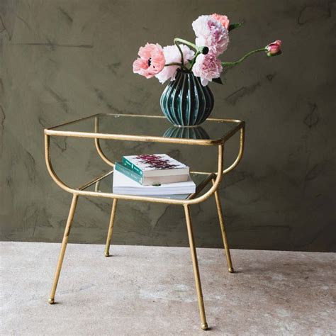 Eluminea Gold Side Table