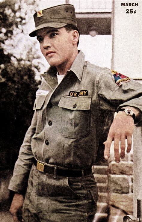 Elvis Presley in The Army Photos NSF Music Magazine