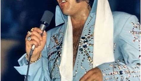 Powder Blue Jumpsuit 1972 Elvis Presley Concerts, Elvis Presley Family