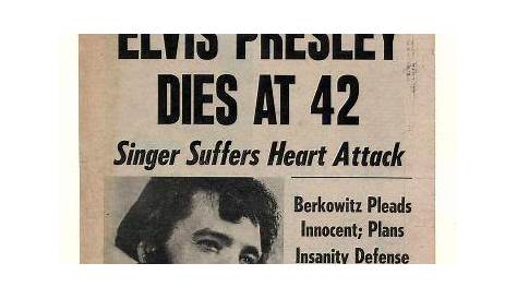 Elvis Presley RIP Aug 16th, 1977 – Onstage Magazine.com